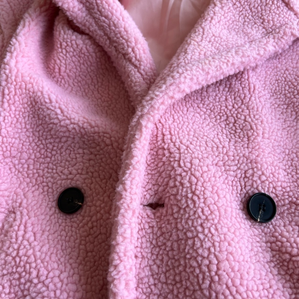 Pink Women's Teddy Coat - Picture 8 of 10